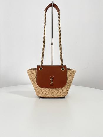 Colestore Ysl Mini Manon In Raffia 23x12x6cm