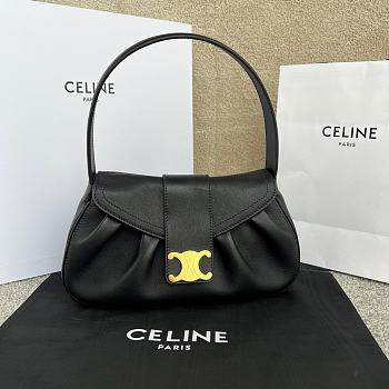 	 Colestore Celine Poly Bag Medium Bladk Size 33X 19X9
