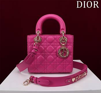 Colestote Dior Lady Medium Pink Size 20*16*8cm