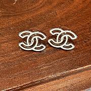 	 Colestore CC Earrings White  - 1