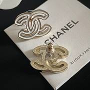 	 Colestore CC Earrings White  - 3
