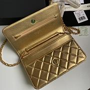 Colestore Chanel 21SS Woc Chain Bag Gold 19.5x12x3.5cm - 4