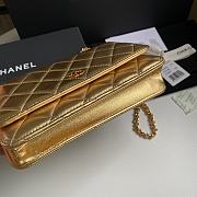 Colestore Chanel 21SS Woc Chain Bag Gold 19.5x12x3.5cm - 3