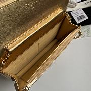Colestore Chanel 21SS Woc Chain Bag Gold 19.5x12x3.5cm - 2