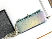 Colestore Chanel 24S Gradient Light Green CF Flap Bag 20cm - 5