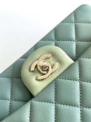 Colestore Chanel 24S Gradient Light Green CF Flap Bag 20cm - 6