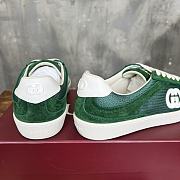 Colestore Gucci Interlocking GG Sneakers Green Suede - 5