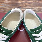 Colestore Gucci Interlocking GG Sneakers Green Suede - 3