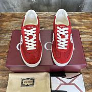 Colestore Gucci Interlocking GG Sneakers Red Suede - 1