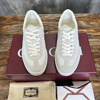 Colestore Gucci Interlocking GG Sneakers White Suede