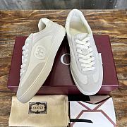 Colestore Gucci Interlocking GG Sneakers White Suede - 4