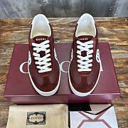 Colestore Gucci Interlocking GG Sneakers Burgundy Suede - 1