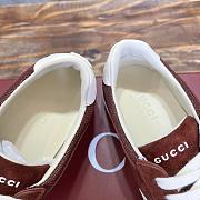 Colestore Gucci Interlocking GG Sneakers Burgundy Suede - 2