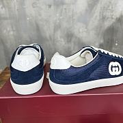 Colestore Gucci Interlocking GG Sneakers Blue Suede - 6