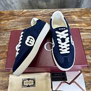 Colestore Gucci Interlocking GG Sneakers Blue Suede - 5