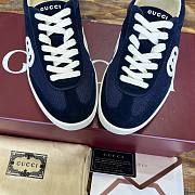 Colestore Gucci Interlocking GG Sneakers Blue Suede - 2