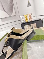 Colestore Gucci Black Blondie Thong Sandals - 5