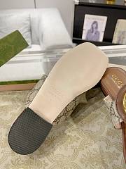 Colestore Gucci Beige & Brown Blondie Thong Sandals - 6