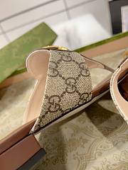 Colestore Gucci Beige & Brown Blondie Thong Sandals - 4
