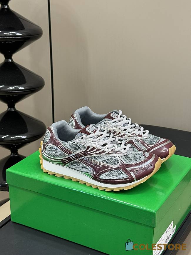 Bottega Veneta Orbit Sneakers Burgundy - 1