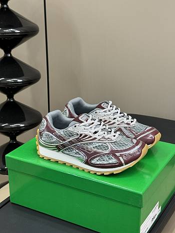 Bottega Veneta Orbit Sneakers Burgundy