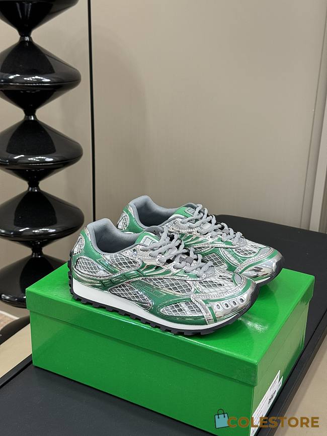 Bottega Veneta Orbit Sneakers Green - 1