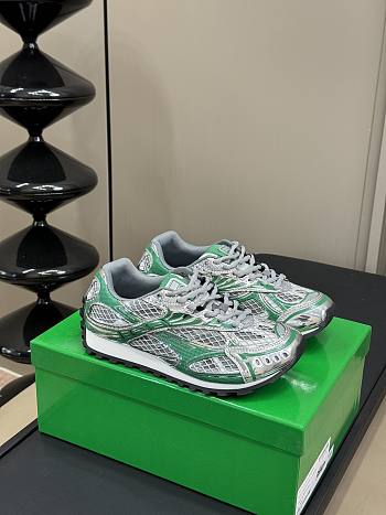 Bottega Veneta Orbit Sneakers Green