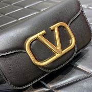 Valentino Garavani Loco Shoulder Bag Black 20cm - 5