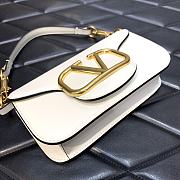 Valentino Garavani Loco Shoulder Bag White 20cm - 6
