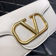 Valentino Garavani Loco Shoulder Bag White 20cm - 3