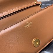 Valentino Garavani Loco Shoulder Bag Brown 20cm - 6