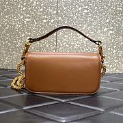 Valentino Garavani Loco Shoulder Bag Brown 20cm - 4