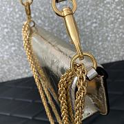 Valentino Garavani Loco Shoulder Bag Silver 20cm - 4