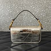 Valentino Garavani Loco Shoulder Bag Silver 20cm - 2