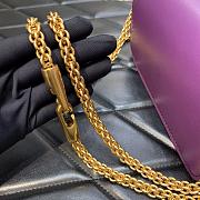 Valentino Garavani Loco Shoulder Bag Purple 20cm - 6