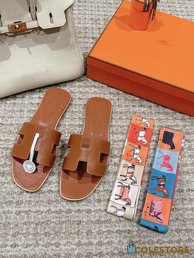 Hermes Sandals Brown - 1