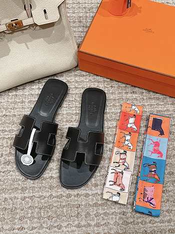 Hermes Sandals Black