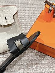 Hermes Sandals Black - 6