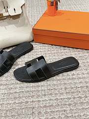 Hermes Sandals Black - 5