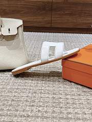 Hermes Sandals White - 5