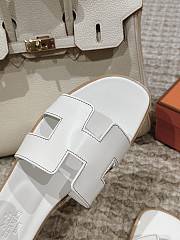 Hermes Sandals White - 6