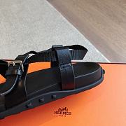 Hermes 24 Giga Sandals Black - 6