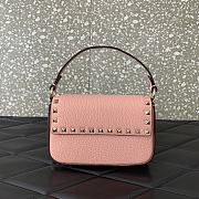 Valentino Rockstud Small Leather Crossbody Bag Light Pink 19x12x3cm - 1