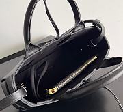  Bottega Veneta Super Mini Tote Bag Black 20x7x13cm - 4
