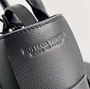  Bottega Veneta Super Mini Tote Bag Black 20x7x13cm - 6