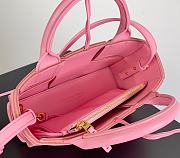 Bottega Veneta Super Mini Tote Bag Pink 20x7x13cm - 4