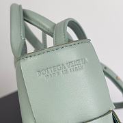 Bottega Veneta Super Mini Tote Bag Green Mint 20x7x13cm - 3