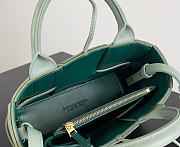 Bottega Veneta Super Mini Tote Bag Green Mint 20x7x13cm - 4