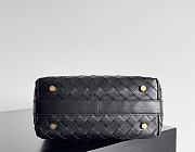 Bottega Veneta Wallace Shoulder Bag Black 22x13x9.5cm - 3