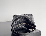Bottega Veneta Wallace Shoulder Bag Black 22x13x9.5cm - 4